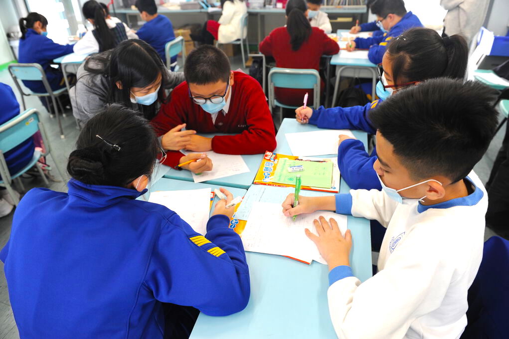 學生以習得的新方法 解決延伸部分的問題